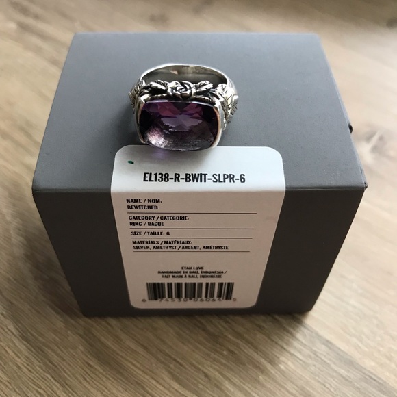 Etah Love - ‘Bewitched’ sterling silver ring, size 6 - Picture 1 of 6